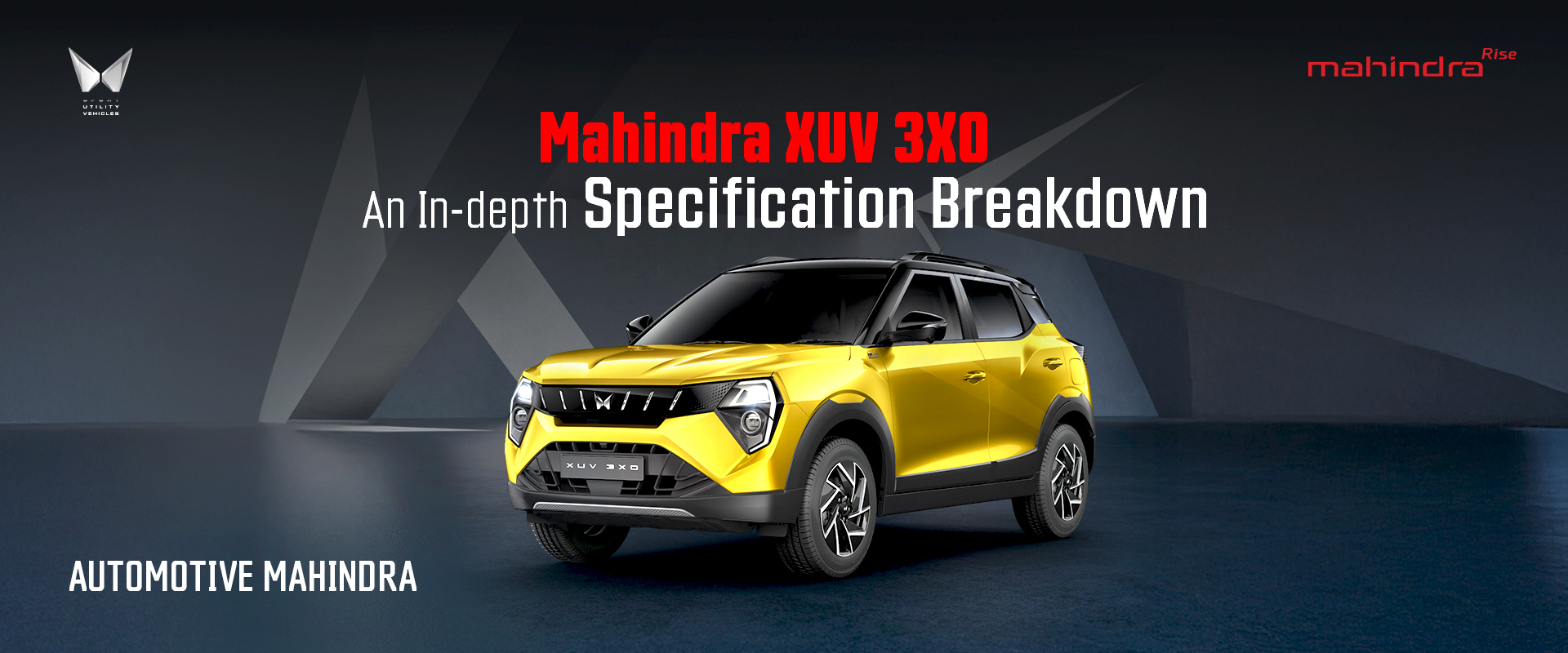 Mahindra XUV 3XO: An In-depth Specification Breakdown