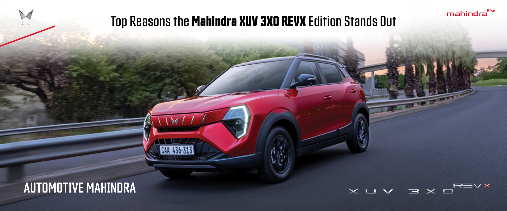 Top Reasons the Mahindra XUV 3XO REVX Edition Stands Out