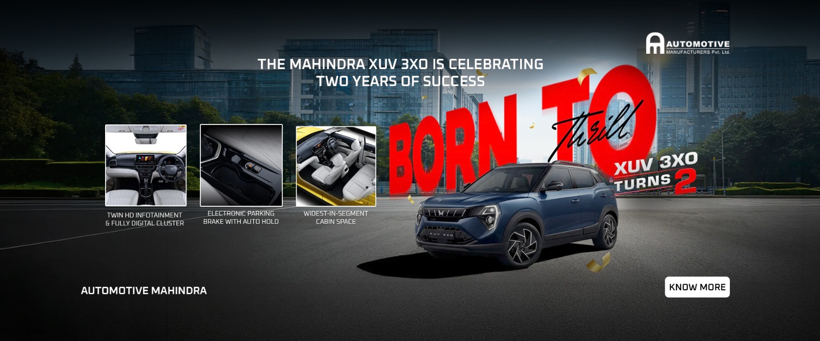 The Mahindra XUV 3XO is celebrating two years of success